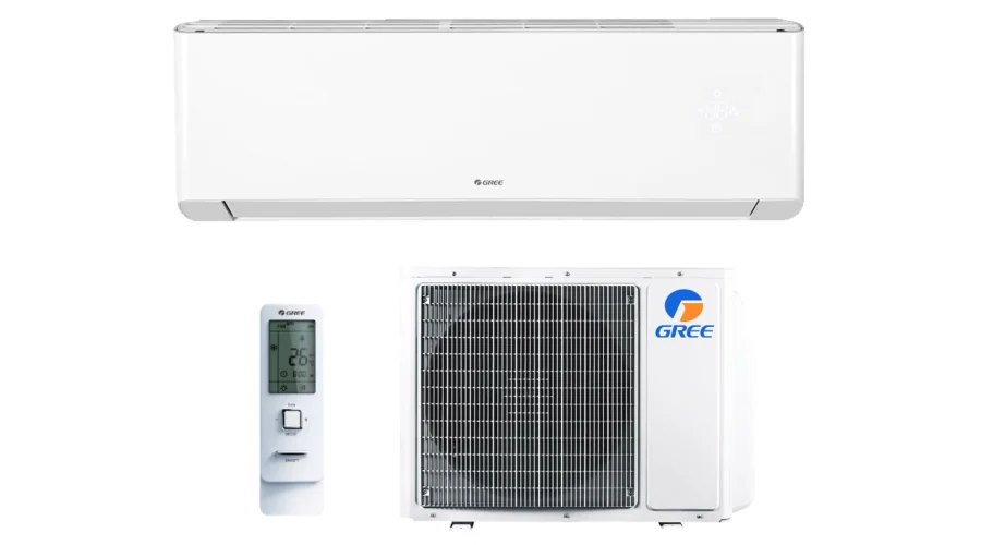 Gree Amber Royal 3,5 kW split klíma telepítés Pécs – alapszereléssel