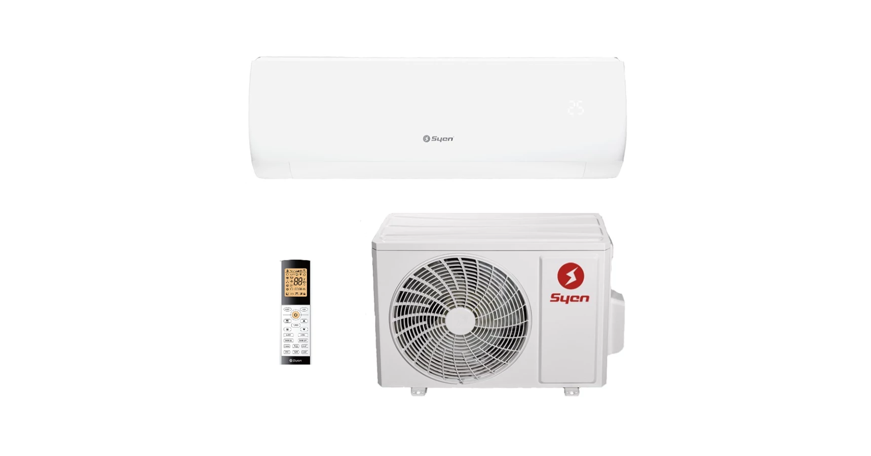 Syen Muse Next 2,7 kW split klíma telepítés Pécs – A+++ energiaosztály